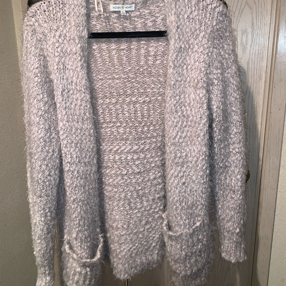 Fuzzy cardigan